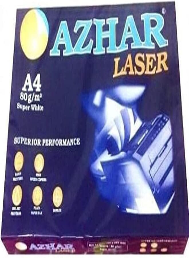 Azhar Print & Copy Paper (A4,80g, 500 Papers)